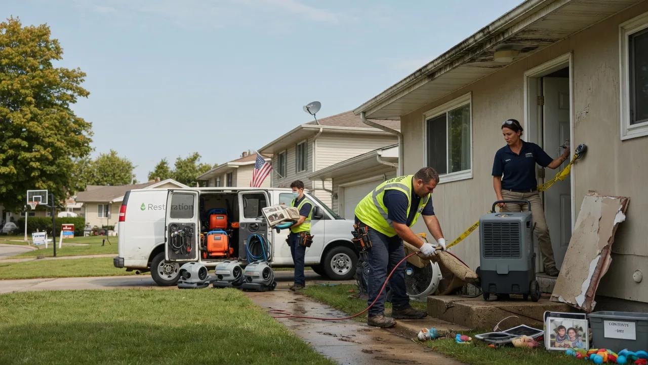 Water Damage Restoration in Glasford, IL near me